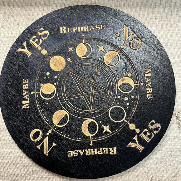 Divination Kit: Includes spirit board, intuitively chosen pendulum and palo sant - Picture 2 of 2